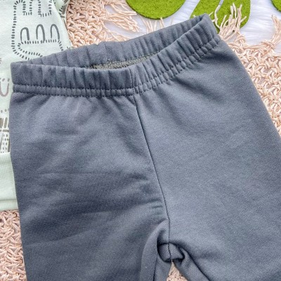 Conj. Jaqueta Tiger e Calça de Moletom - Verde e Verde Musgo